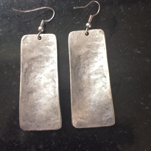 Silver Tone Earrings - Picture 2 of 3